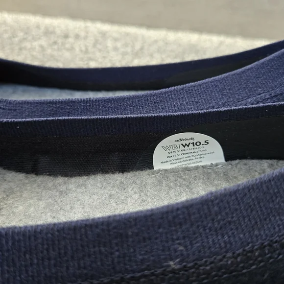 Allbirds Wool Tree Breezer Women's Ballet Flats NEW size 10.5 in Navy Blue - Picture 10 of 12